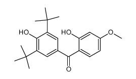 3,5-Di-tert-butyl-4-hydroxy-2'-hydroxy-4'-methoxy-benzophenon结构式