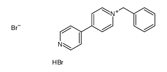 1-benzyl-4-pyridin-1-ium-4-ylpyridin-1-ium,dibromide Structure