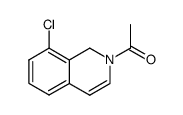 1-(8-Chloroisoquinolin-2(1H)-yl)ethan-1-one结构式