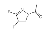 1H-Pyrazole, 1-acetyl-3,4-difluoro- (9CI)结构式