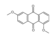 1,6-Dimethoxy-9,10-anthracenedione Structure