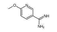 6-methoxy-3-Pyridinecarboximidamide结构式