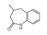 4-methyl-1,3,4,5-tetrahydro-2H-1-benzazepin-2-one结构式
