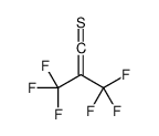 3,3,3-trifluoro-2-(trifluoromethyl)prop-1-ene-1-thione结构式