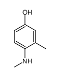 3-甲基-4-(甲基氨基)苯酚结构式