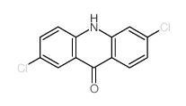 9(10H)-Acridinone, 2,6-dichloro-结构式