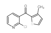 2-CHLORO-3-(3-METHYL-2-THENOYL)PYRIDINE Structure