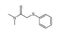 Ethanethioamide,N,N-dimethyl-2-(phenylthio)- Structure