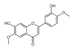 7-Hydroxy-2-(3-hydroxy-4-methoxyphenyl)-6-methoxy-4H-1-benzopyran-4-one Structure
