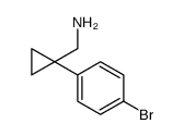 (1-(4-BROMOPHENYL)CYCLOPROPYL)METHANAMINE Structure