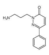 2-(3-aminopropyl)-6-phenylpyridazin-3(2H)-one结构式