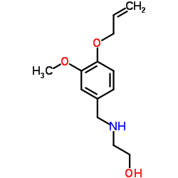 2-{[4-(Allyloxy)-3-methoxybenzyl]amino}ethanol结构式