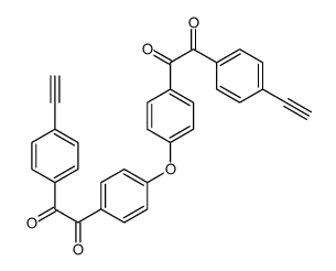 1-(4-ethynylphenyl)-2-[4-[4-[2-(4-ethynylphenyl)-2-oxoacetyl]phenoxy]phenyl]ethane-1,2-dione结构式