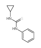 1-cyclopropyl-3-phenyl-thiourea结构式