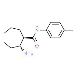 Cycloheptanecarboxamide, 2-amino-N-(4-methylphenyl)-, trans- (9CI)结构式