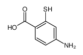 4-amino-2-sulfanylbenzoic acid Structure