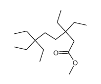 methyl 3,3,6,6-tetraethyloctanoate Structure