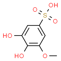 Benzenesulfonic acid, 3,4-dihydroxy-5-methoxy- (9CI) structure