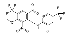 3-chloro-N-[3-methoxy-2,6-dinitro-4-(trifluoromethyl)phenyl]-5-(trifluoromethyl)pyridin-2-amine Structure