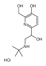 (+-)-Pirbuterol hydrochloride Structure