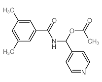 [[(3,5-dimethylbenzoyl)amino]-pyridin-4-yl-methyl] acetate picture