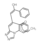 ethyl 4-oxo-4-phenyl-2-[(4-phenyl-2H-1,2,4-triazol-3-ylidene)methyl]but-2-enoate结构式