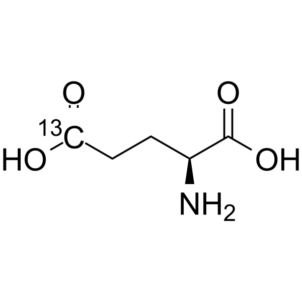 L-Glutamic acid-5-13C Structure
