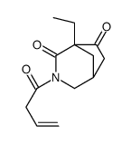 3-but-3-enoyl-5-ethyl-3-azabicyclo[3.2.1]octane-4,6-dione Structure