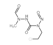 N-[(2-chloroethyl-nitroso-carbamoyl)amino]-N-methyl-formamide结构式