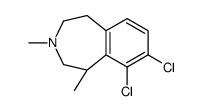 (5R)-6,7-dichloro-3,5-dimethyl-1,2,4,5-tetrahydro-3-benzazepine结构式
