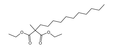 methyl-undecyl-malonic acid diethyl ester结构式