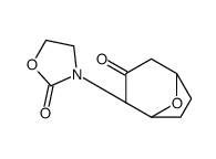 3-[(1S,4S,5R)-3-oxo-8-oxabicyclo[3.2.1]octan-4-yl]-1,3-oxazolidin-2-one结构式