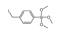 [4-(iodomethyl)phenyl]-trimethoxysilane Structure