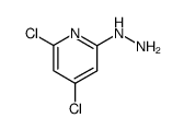 2,4-dichloro-6-hydrazinopyridine Structure