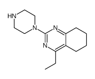 4-ethyl-2-piperazin-1-yl-5,6,7,8-tetrahydroquinazoline Structure
