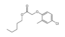 pentyl 2-(4-chloro-2-methylphenoxy)acetate结构式