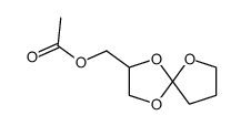 2-acetoxymethyl-1,4,6-trioxaspiro[4,4]nonane结构式