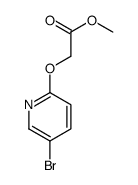Methyl [(5-bromo-2-pyridinyl)oxy]acetate Structure
