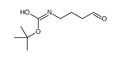 tert-butyl 4-oxobutylcarbamate Structure