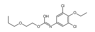 2-propoxyethyl N-(3,5-dichloro-4-ethoxyphenyl)carbamate Structure