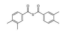 3,4-dimethyl-benzoic acid-thioanhydride Structure