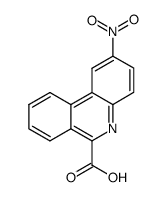 2-nitro-phenanthridine-6-carboxylic acid结构式