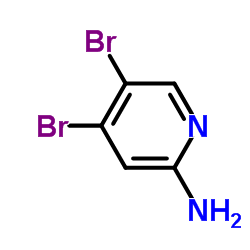 4,5-二溴吡啶-2-胺结构式