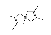 2,3,7,8-tetramethyl-5-silaspiro[4.4]nona-2,7-diene Structure