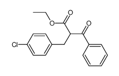 ethyl 2-(4-chlorobenzyl)-3-oxo-3-phenylpropanoate Structure