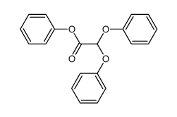 diphenoxy-acetic acid phenyl ester Structure