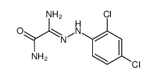 amino-(2,4-dichloro-phenylhydrazono)-acetic acid amide结构式