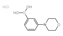 3-Morpholinophenylboronic acid hydrochloride structure