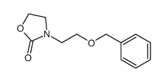 3-[2-(benzyloxy)ethyl]-1,3-oxazolidin-2-one Structure