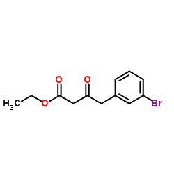 Ethyl 4-(3-bromophenyl)-3-oxobutanoate Structure